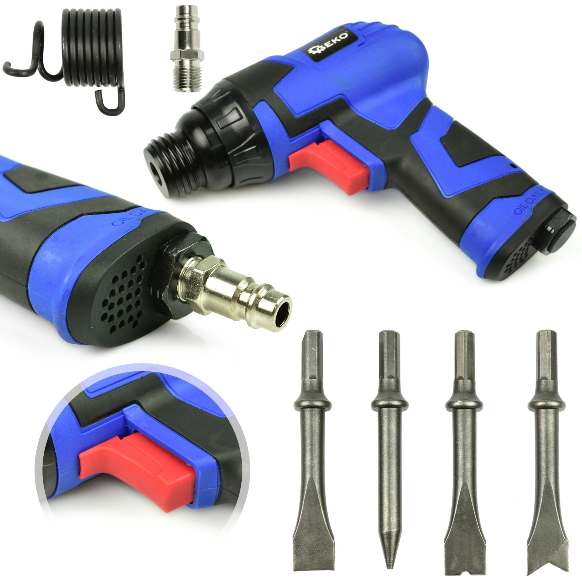 Set ciocan dalta pneumatica 4500 RPM GEKO