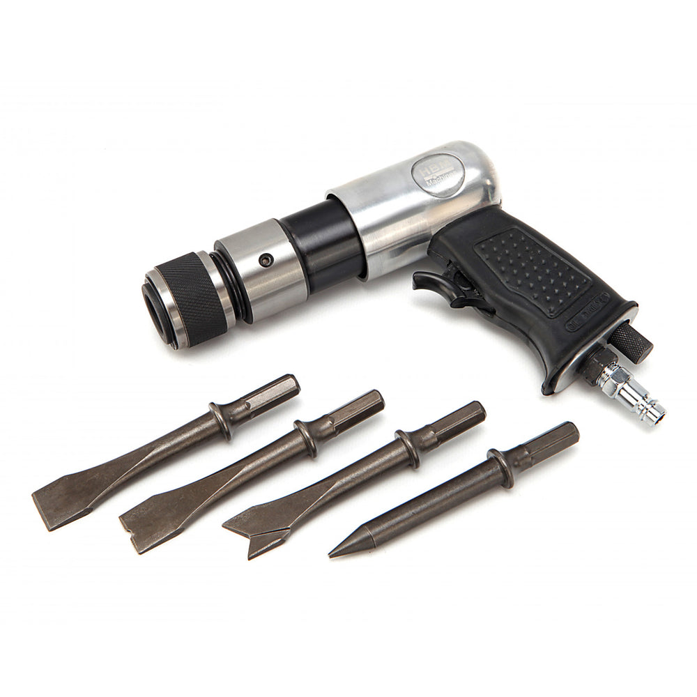 Set ciocan dalta pneumatica cu percutie 4500 RPM + set 4 dalti  HBM MACHINES OLANDA