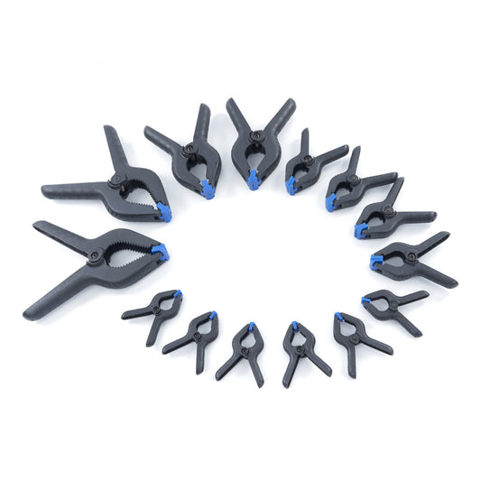 Set cleme fixare menghine cu arc 75 - 225 mm 14 piese