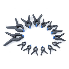 Set cleme fixare menghine cu arc 75 - 225 mm 14 piese