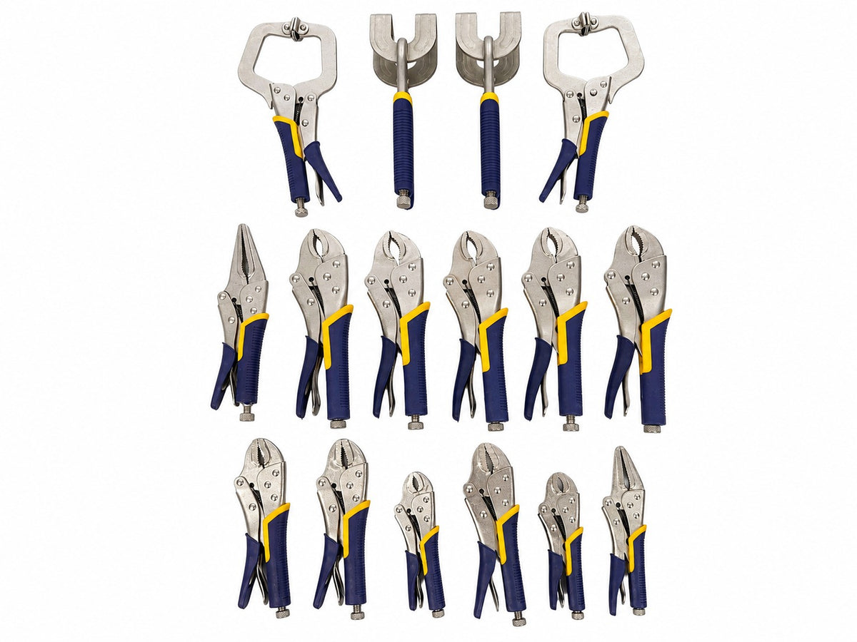 Set clesti autoblocante pt tinichigerie 16 piese GEBO TOOLS