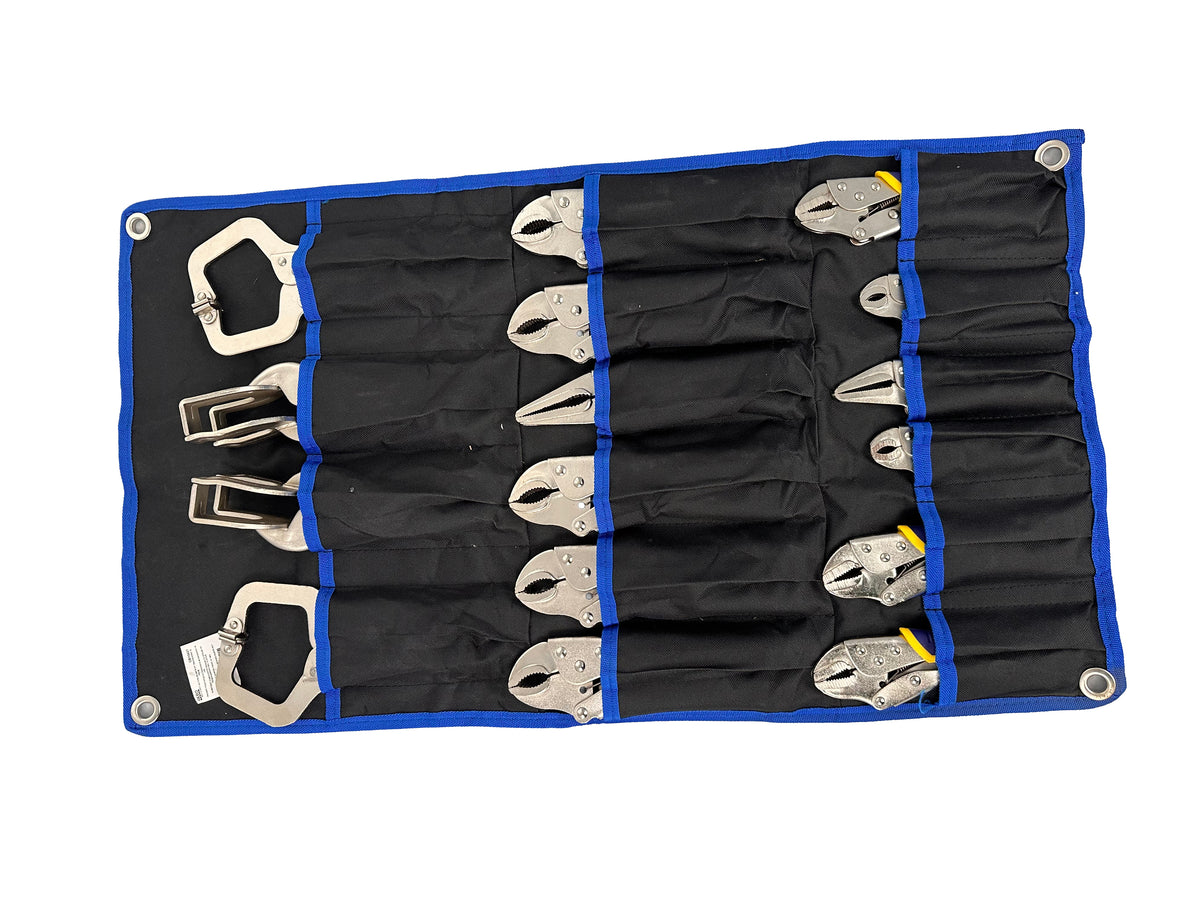 Set clesti autoblocante pt tinichigerie 16 piese GEBO TOOLS
