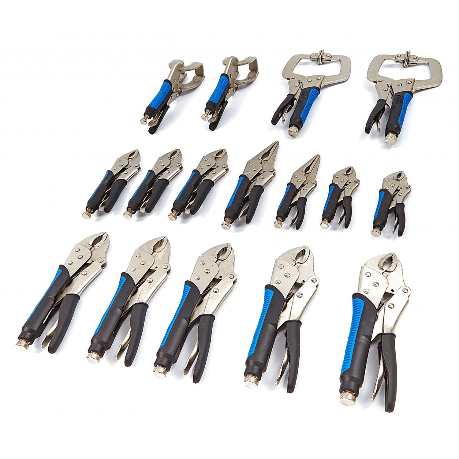 Set clesti autoblocante pt tinichigerie 16 piese
