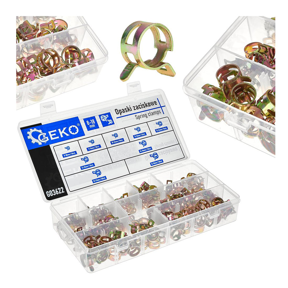 Set coliere pentru furtune 135 piese GEKO