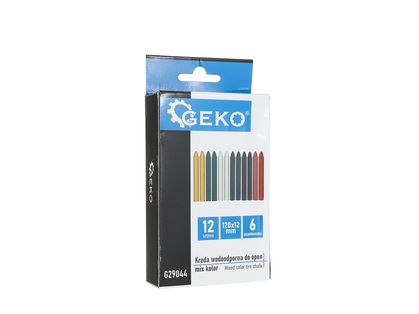 Set crete pentru marcat anvelope 12 piese 6 culori GEKO