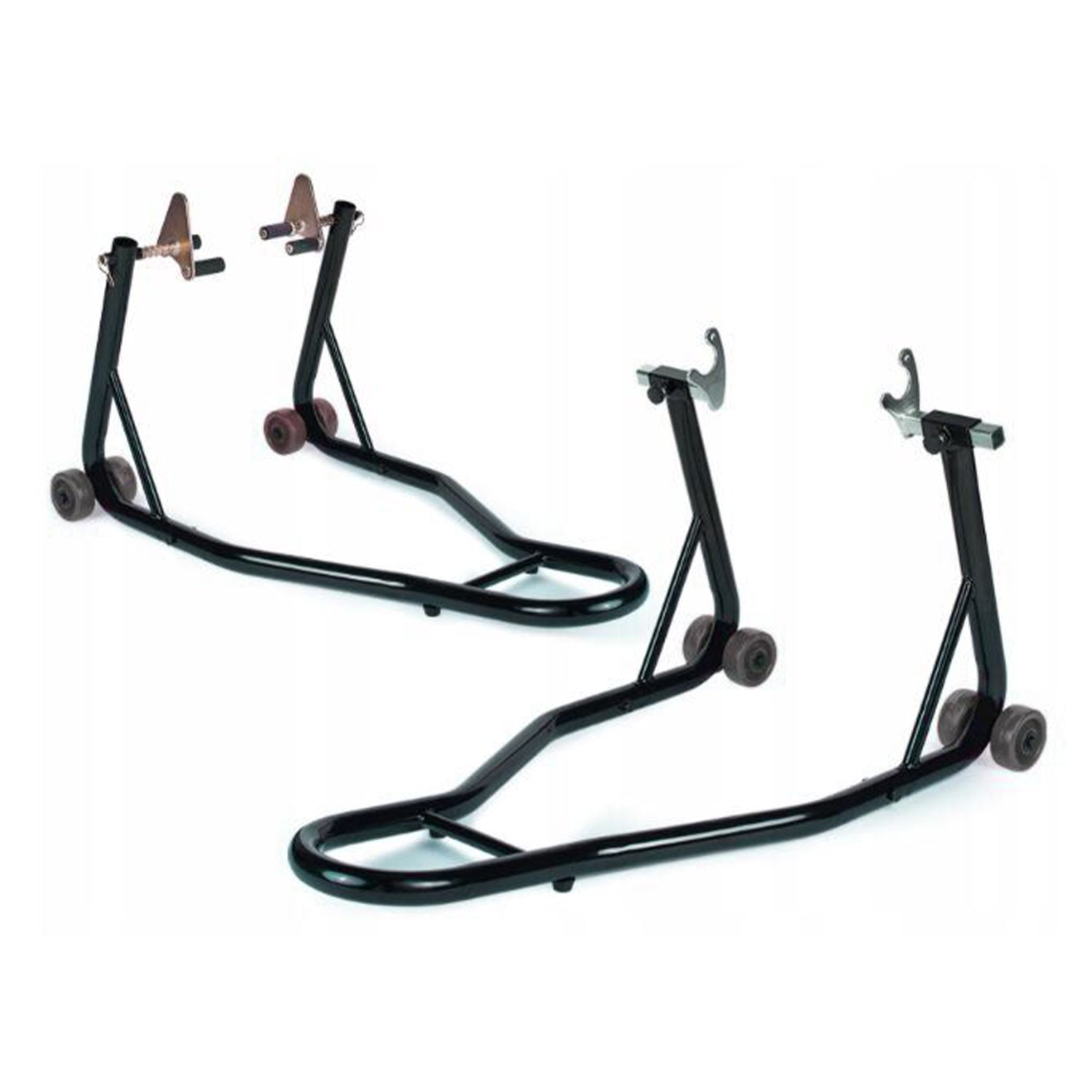 Set cric stand suport motociclete roata fata si spate INVENTO