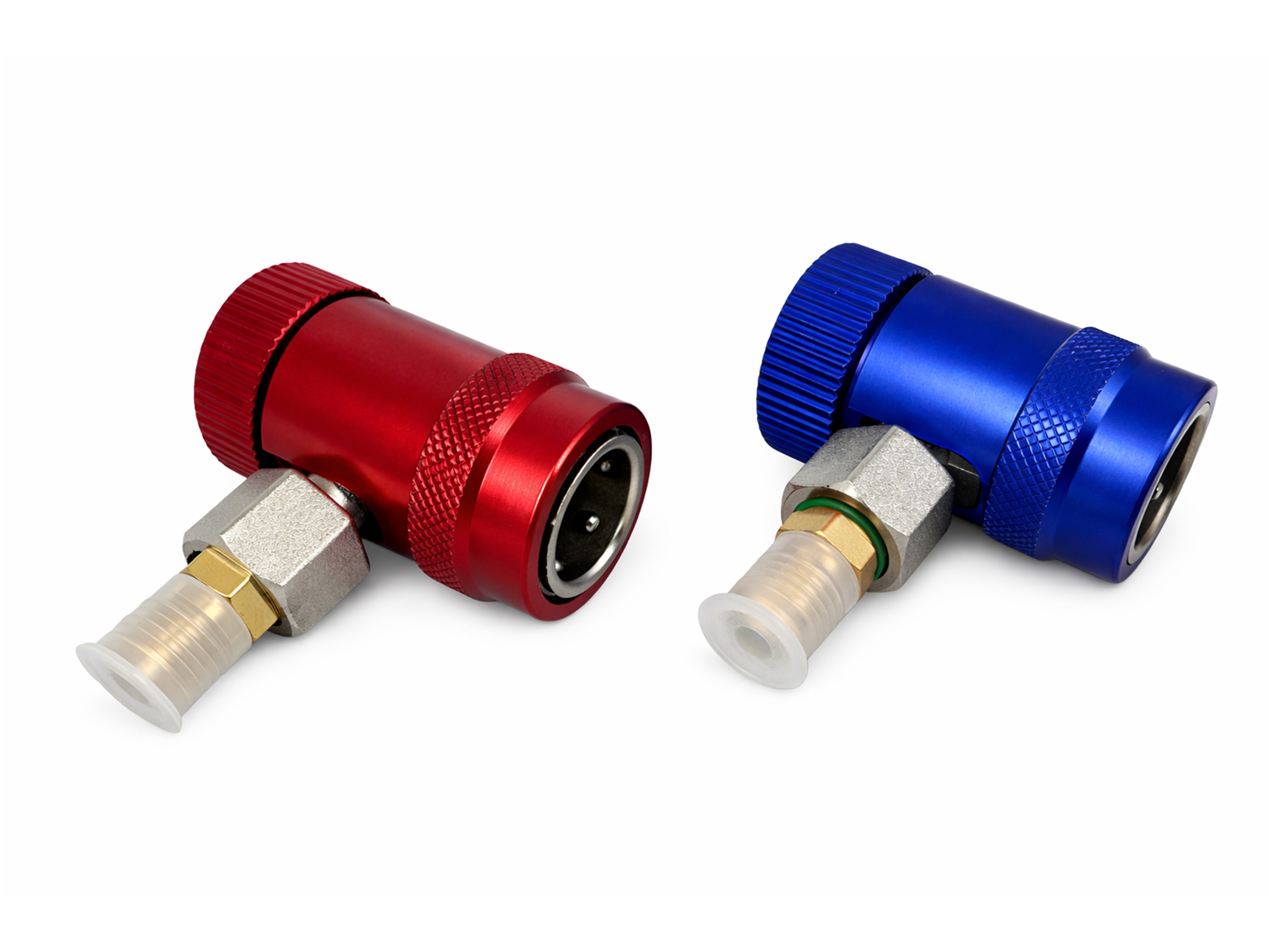 Set cupla rapida cu robinet si adaptor r1234yf pentru aparate de clima 90 grade GEBO TOOLS