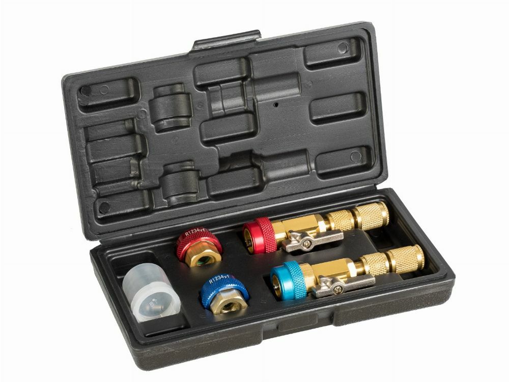 Set cuple rapide cu robinet pentru clima r1234yf si R134A INVENTO