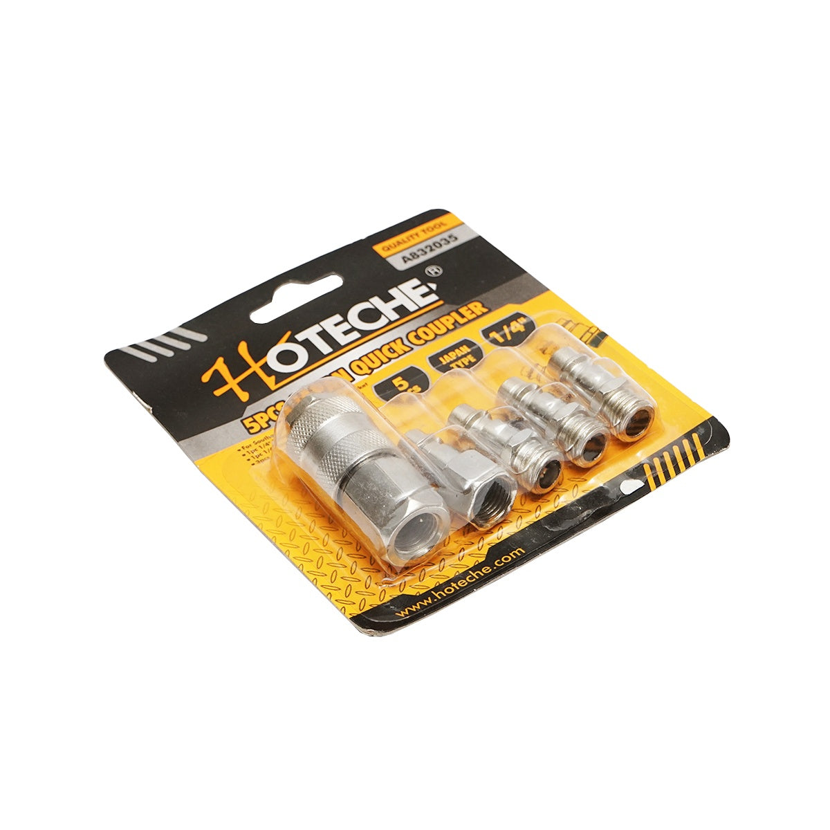 Set cuple rapide pentru furtune aer si scule pneumatice 5 piese