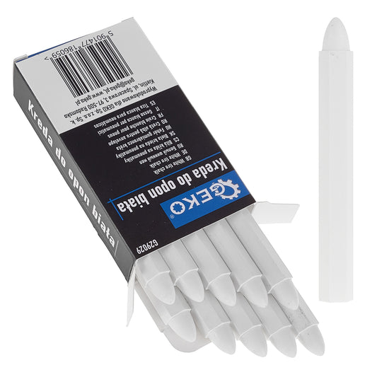 Set de 10 crete albe pentru marcat anvelope 12x110mm