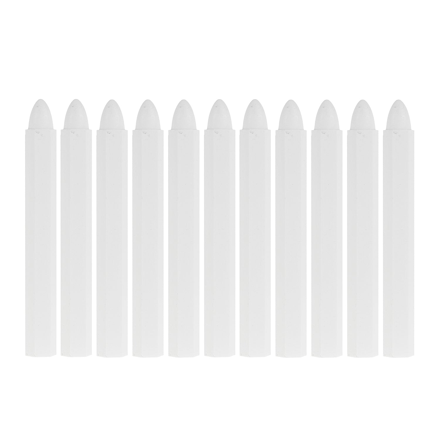 Set de 10 crete albe pentru marcat anvelope 12x110mm