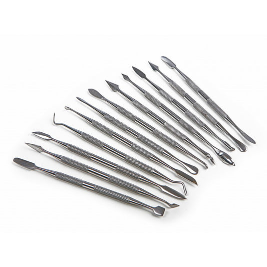 Set de 12 spatule, ustensile pentru sculptat modelat