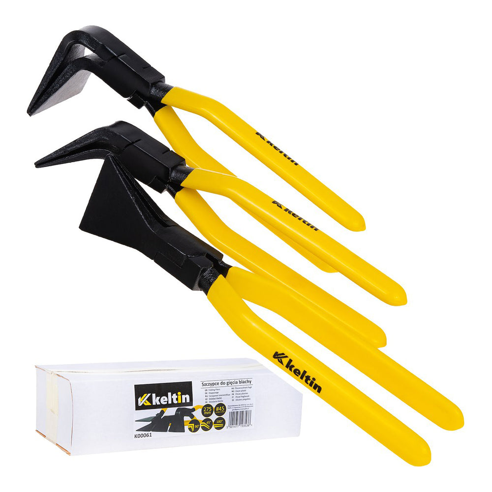 Set de 3 clesti de indoit pentru modelat tabla foi metalice acoperis tinichigerie auto