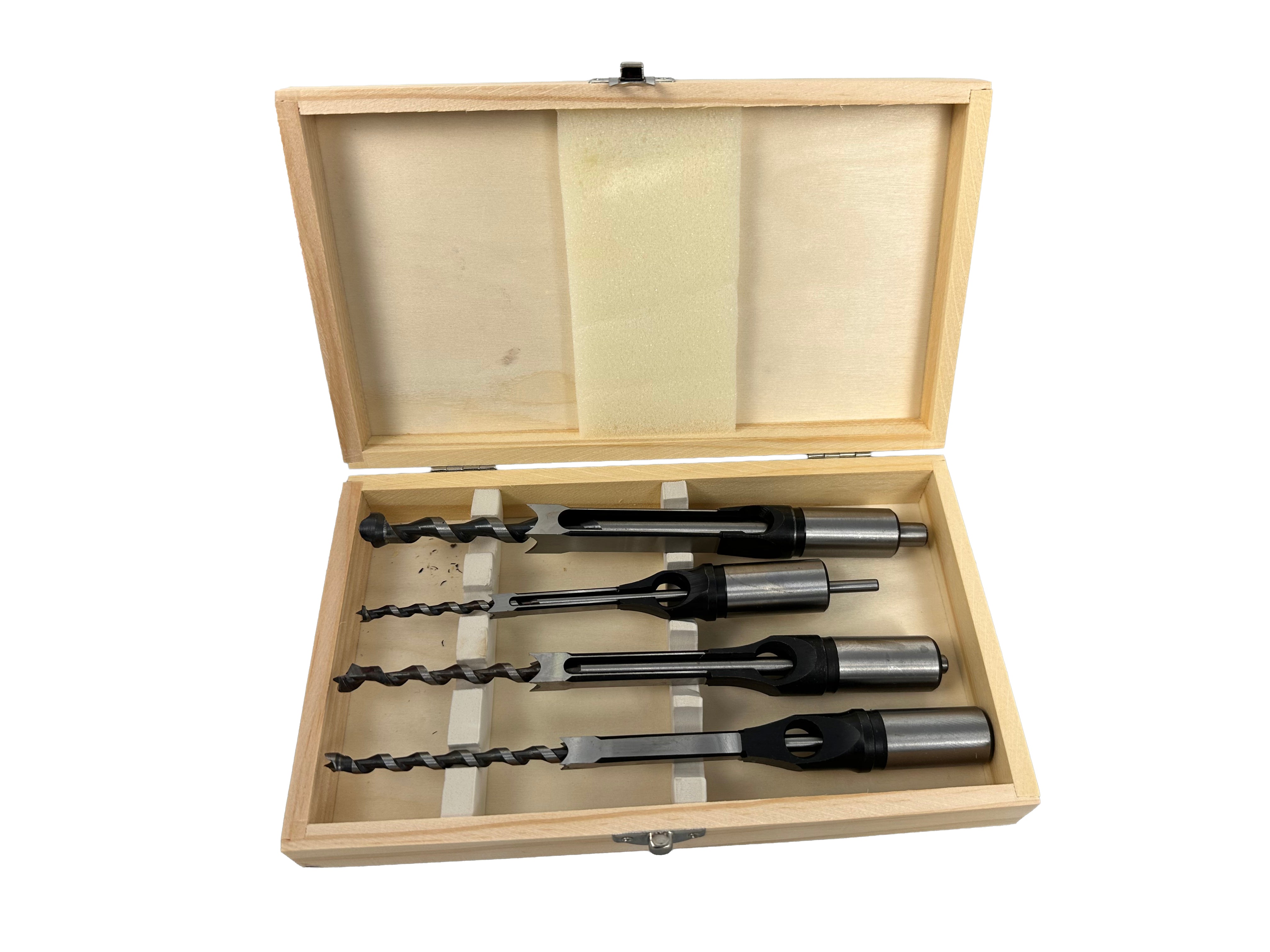 Set de 4 burghie pentru gaurit patrate in lemn GEBO TOOLS