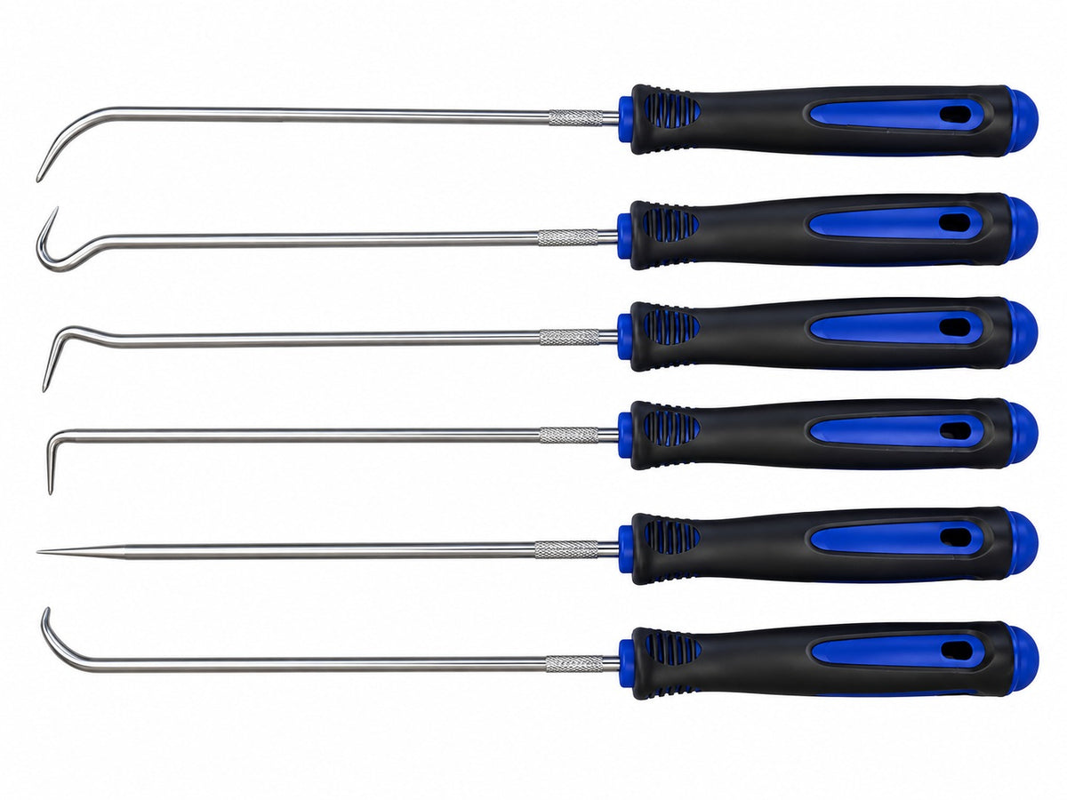 Set de 6 carlige extra lungi extractoare garnituri GEBO TOOLS