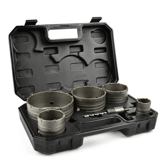 Set de 6 carote cu vidia SDS-plus pentru beton