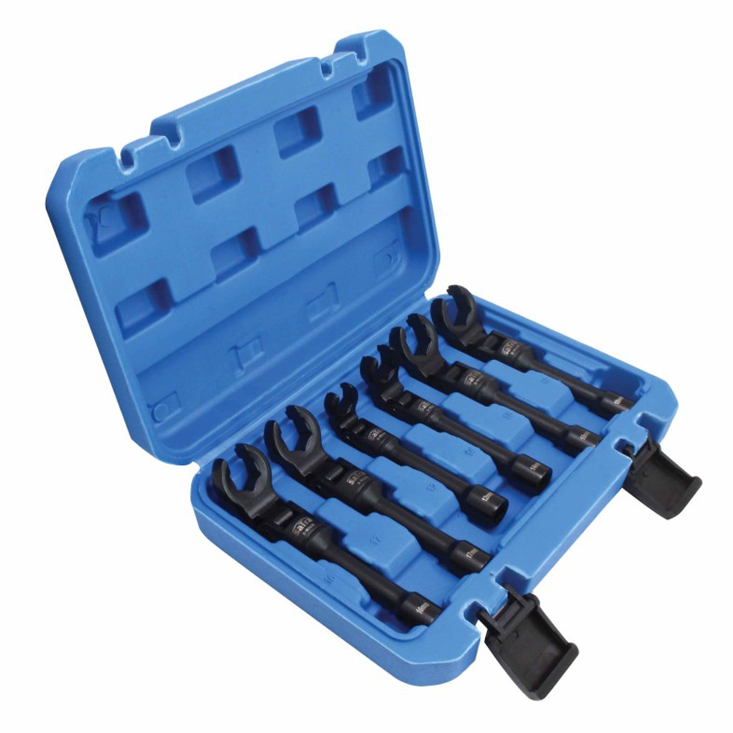 Set de 6 chei tubulare 3/8 cu articulatie pentru conducte 12-19mm