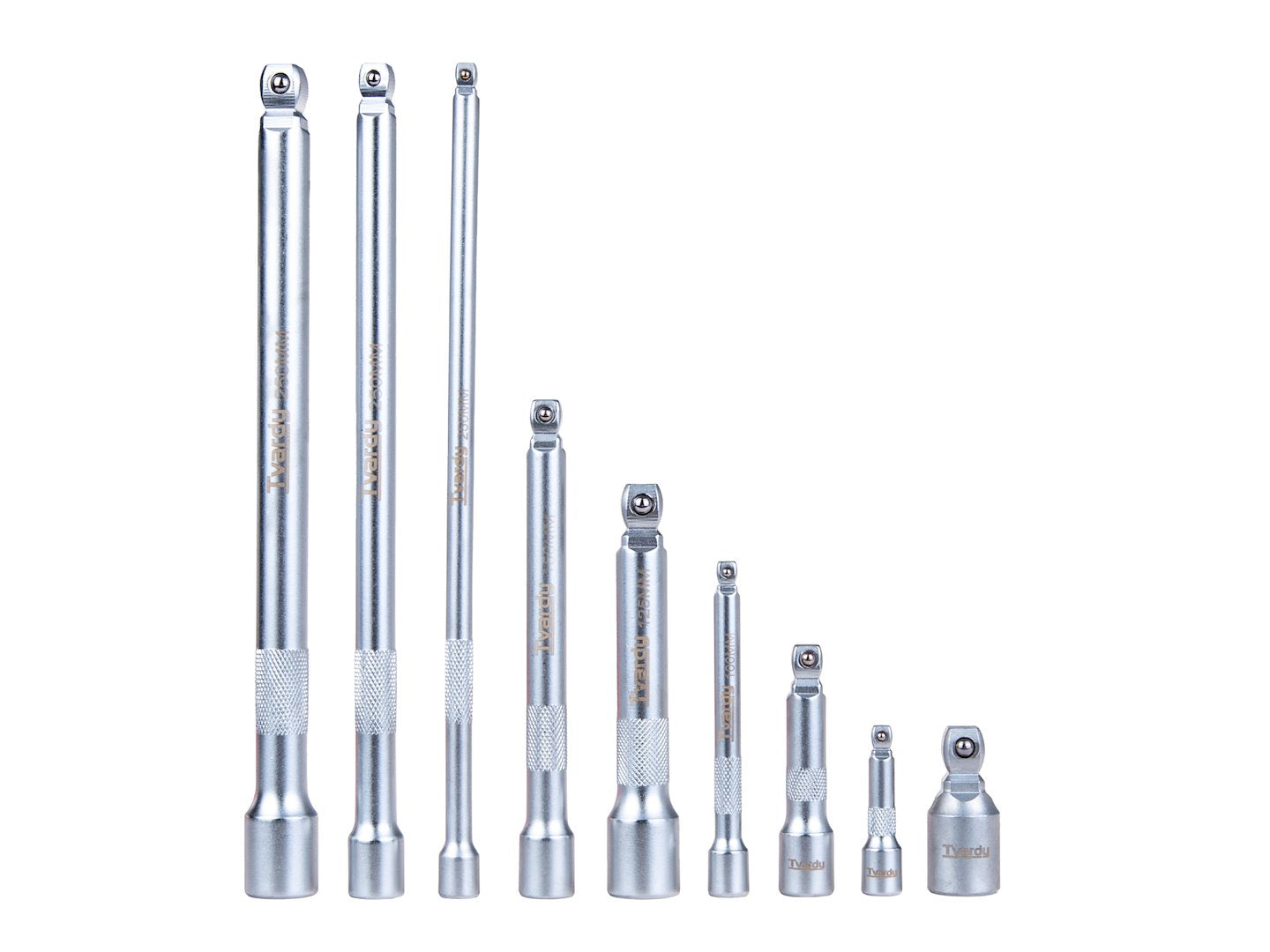 Set de 9 prelungitoare extensii articulate 1/4 3/8 1/2 CRV