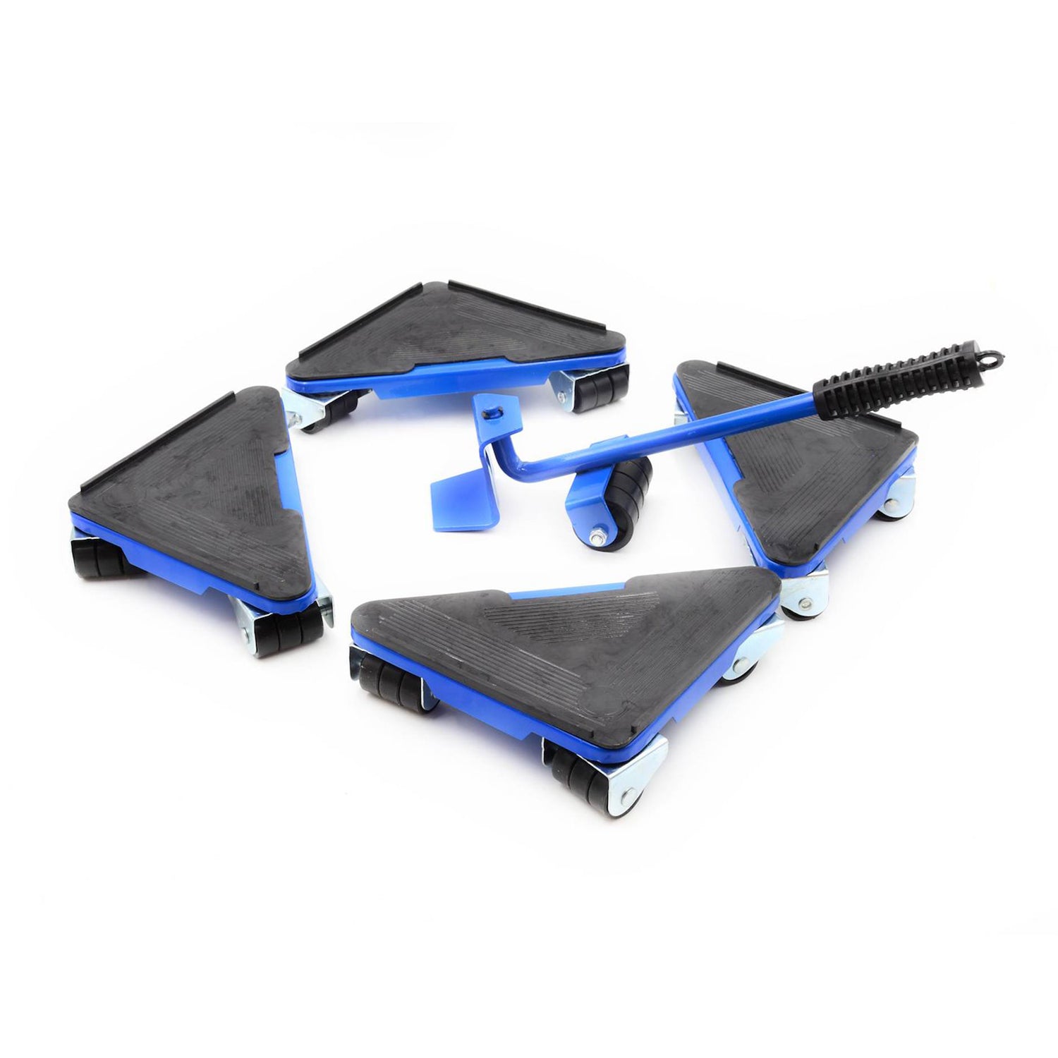 Set de suporti pentru ridicat - mutat mobila grea 5 piese 300kg GEKO