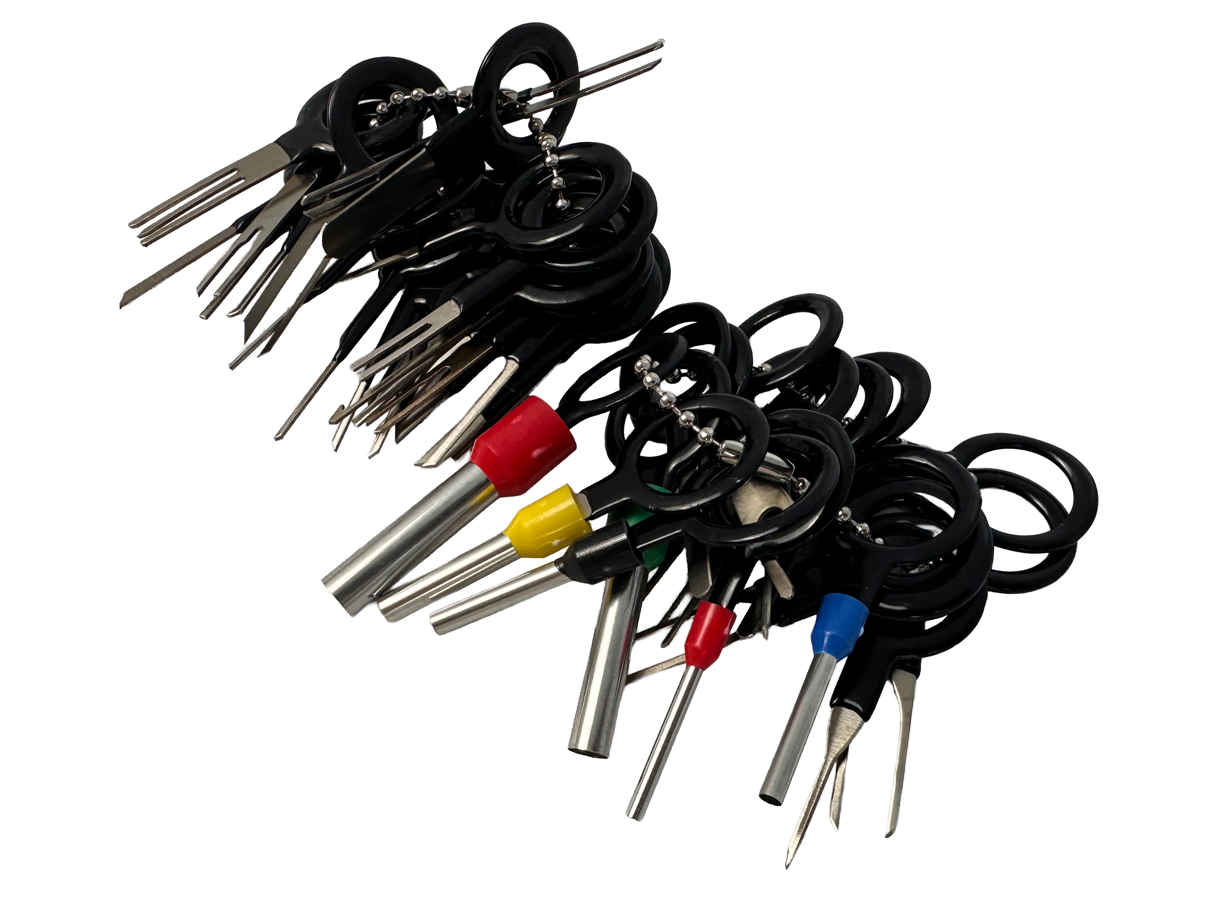 Set demontat terminale pini din prize si cuple electrice 38 piese  GEBO TOOLS