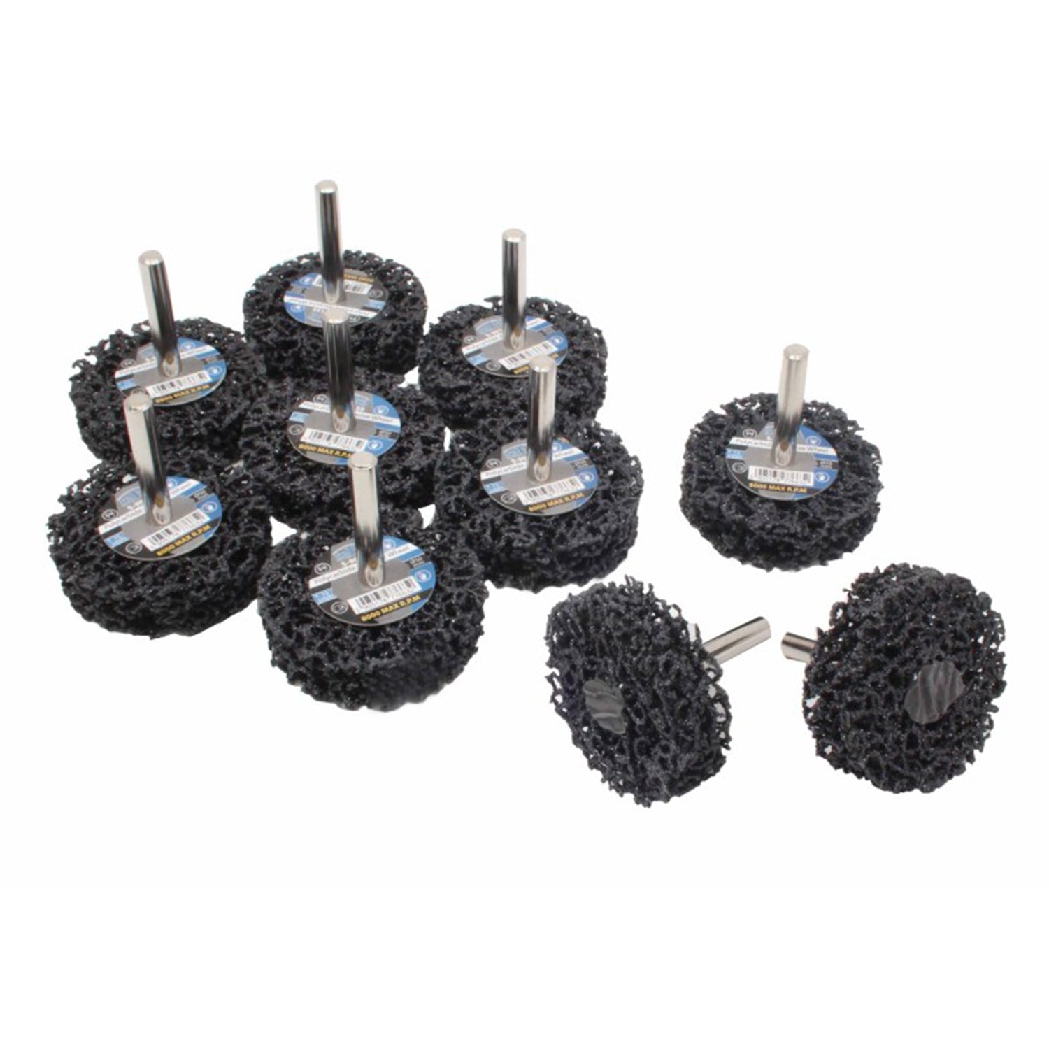 Set discuri abrazive 50mm 10 piese SATRA