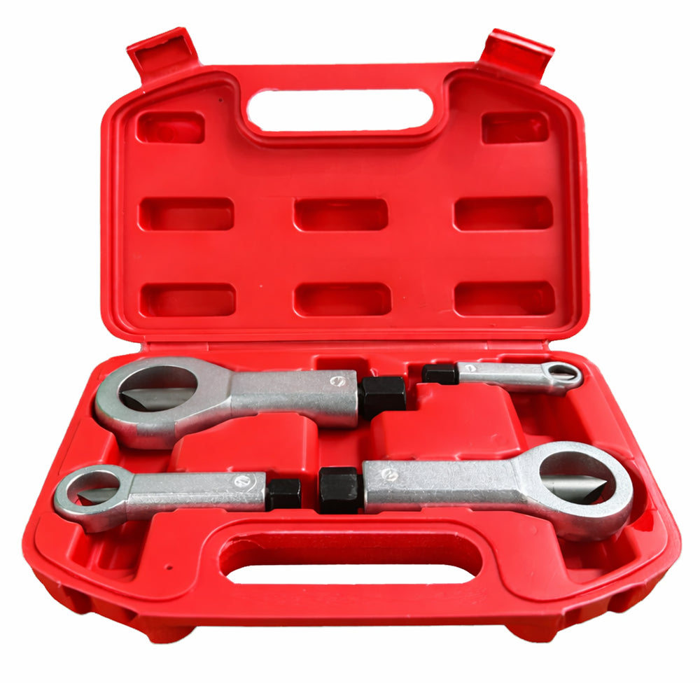 Set dispozitive pentru taiat spart piulite si suruburi blocate 9-27mm 4 piese GEBO TOOLS