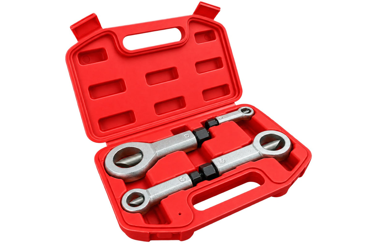Set dispozitive pentru taiat spart piulite si suruburi blocate 9-27mm 4 piese GEBO TOOLS