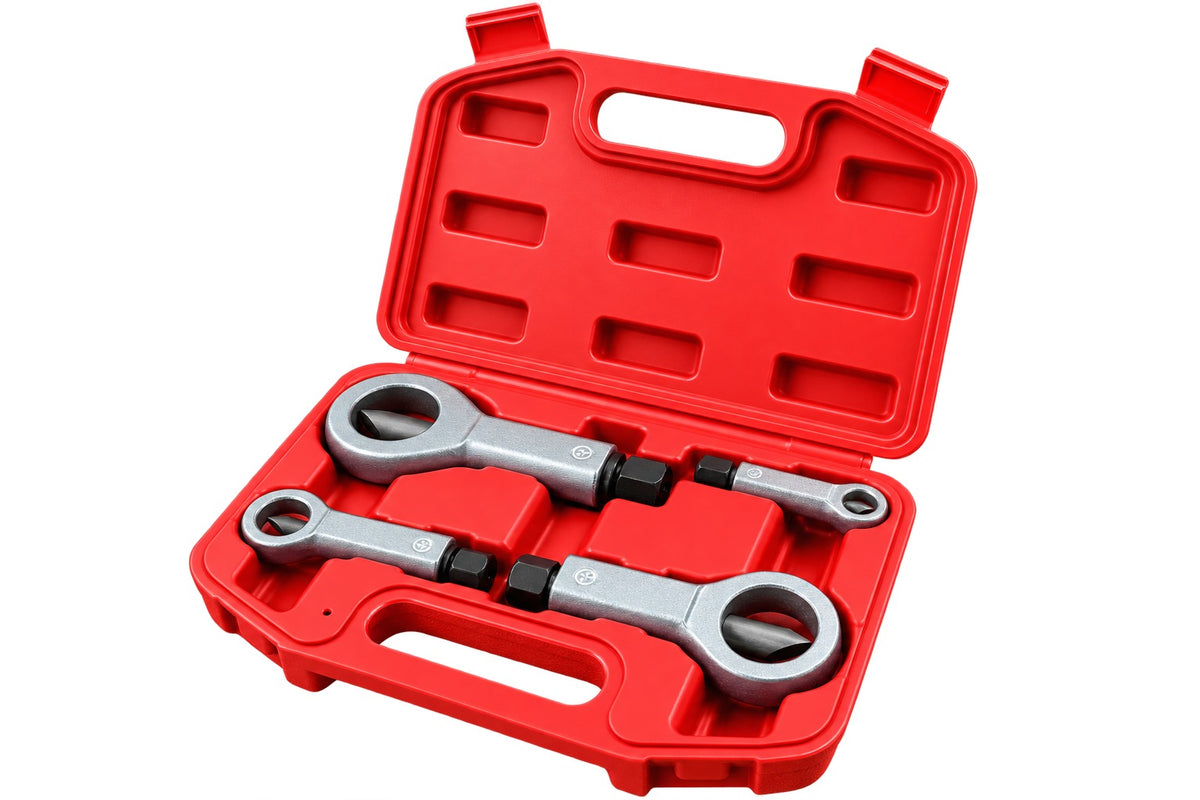 Set dispozitive pentru taiat spart piulite si suruburi blocate 9-27mm 4 piese GEBO TOOLS