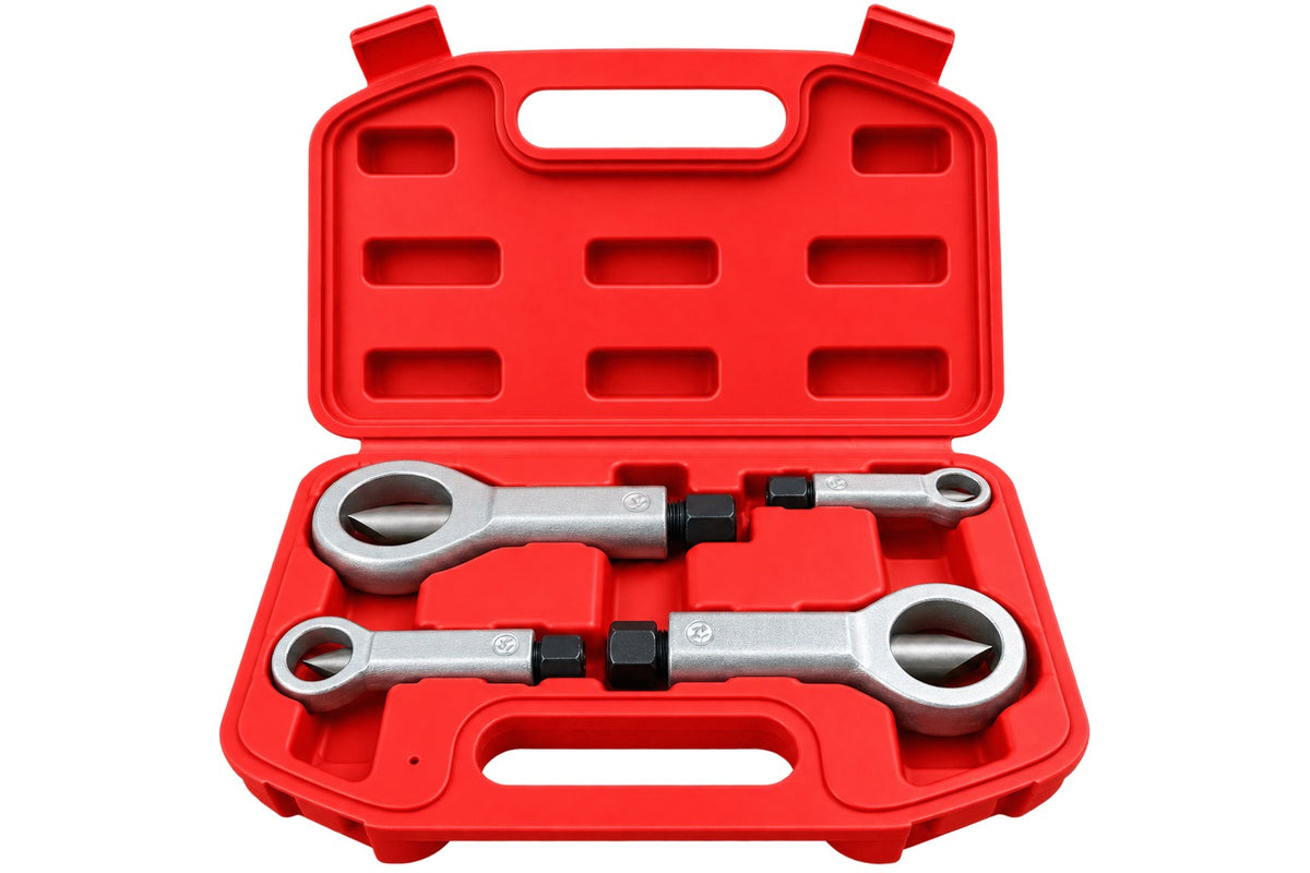 Set dispozitive pentru taiat spart piulite si suruburi blocate 9-27mm 4 piese GEBO TOOLS