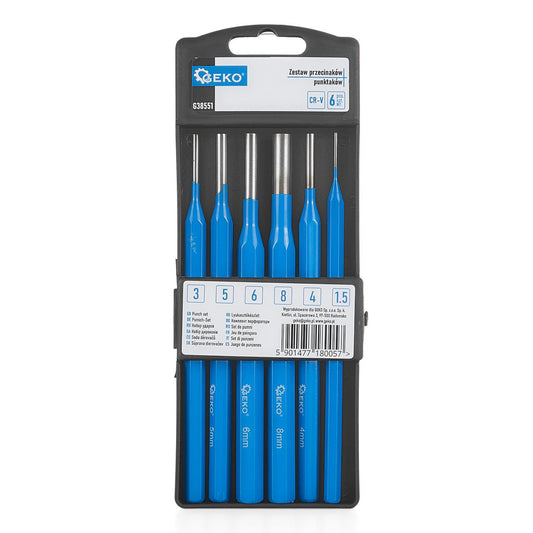 Set dornuri 1.5-8mm cr-v 6 piese GEKO