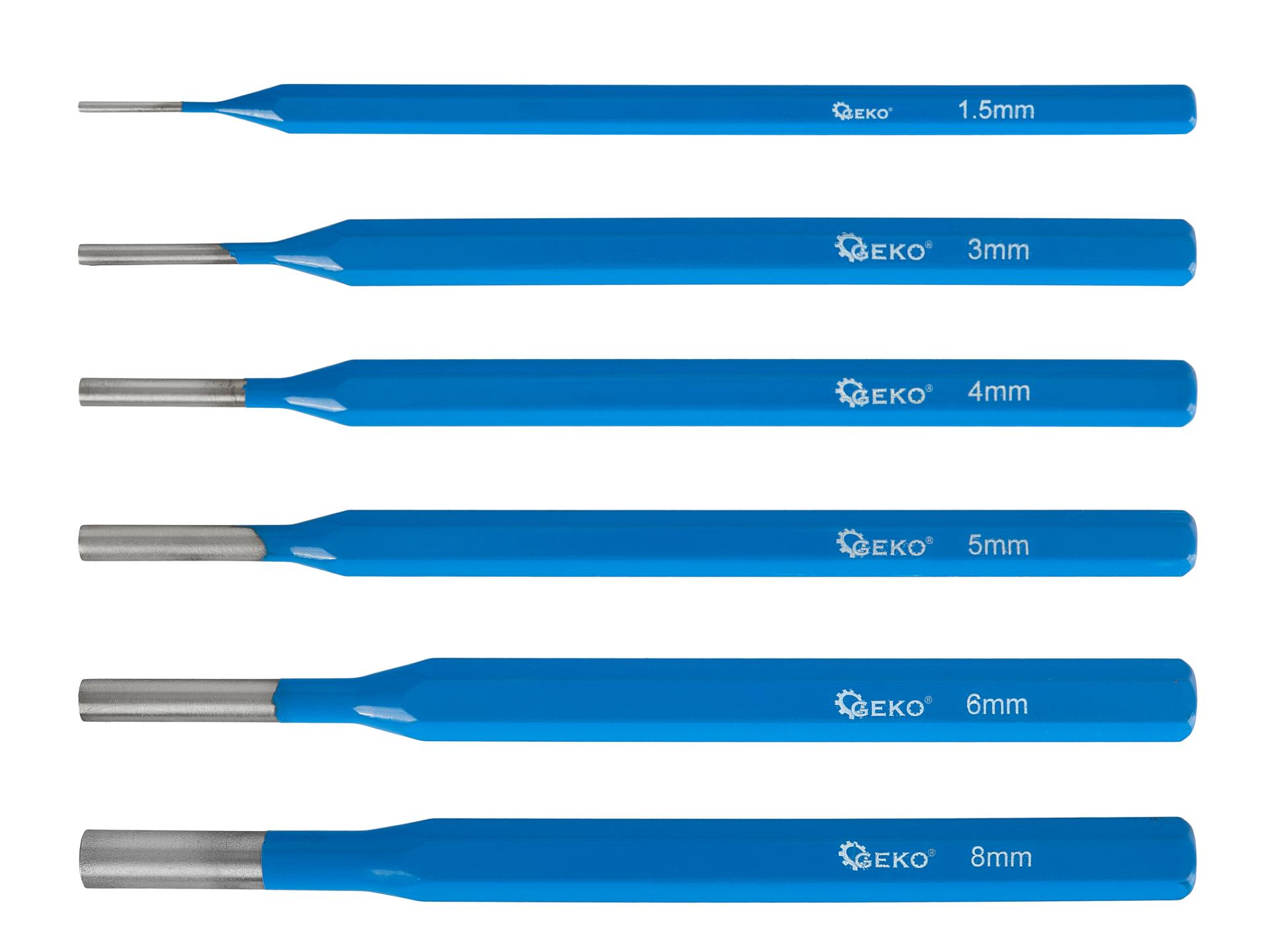 Set dornuri 1.5-8mm cr-v 6 piese GEKO