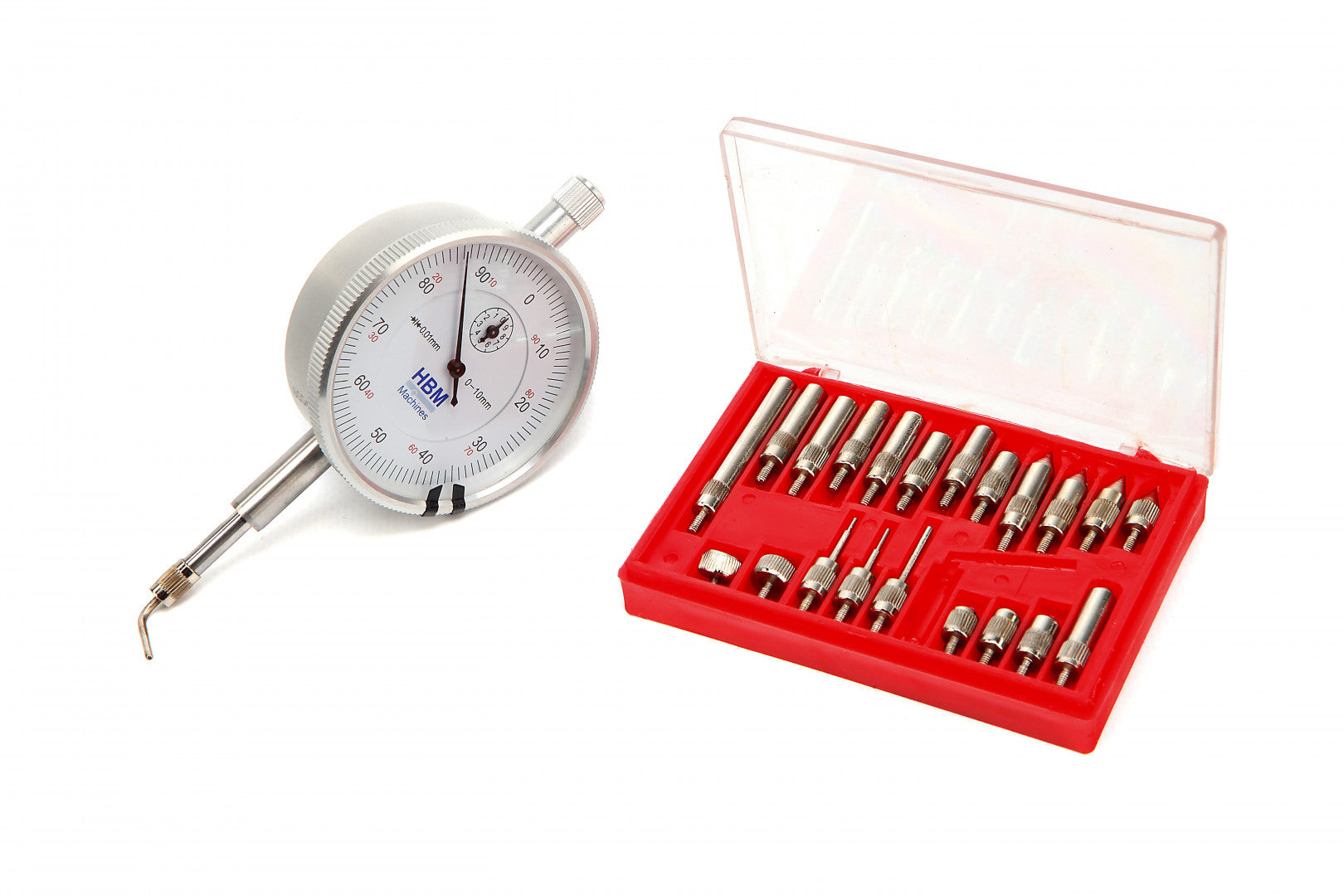 Set extensii adaptoare palpatoare pentru ceas comparator 22 piese HBM