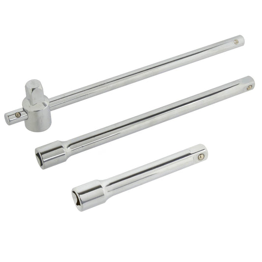 Set extensii cu maner de forta 1/2'' 3 piese GEKO