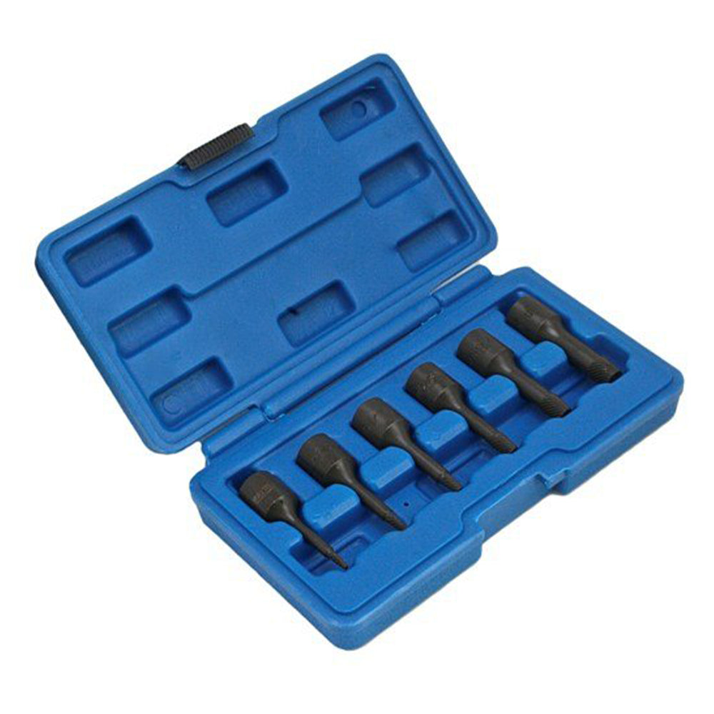Set extractoare 3/8 pentru suruburi rupte, uzate sau defecte 2-10mm
