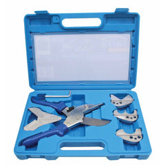 Set foarfeca multifunctionala  pentru taiere in unghi garnituri, cauciuc, tevi PVC 6 piese
