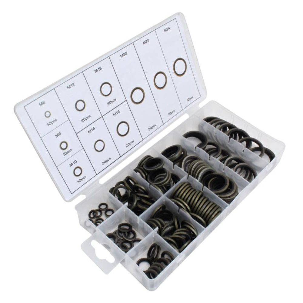 Set garnituri din metal cu cauciuc NBR 150 piese
