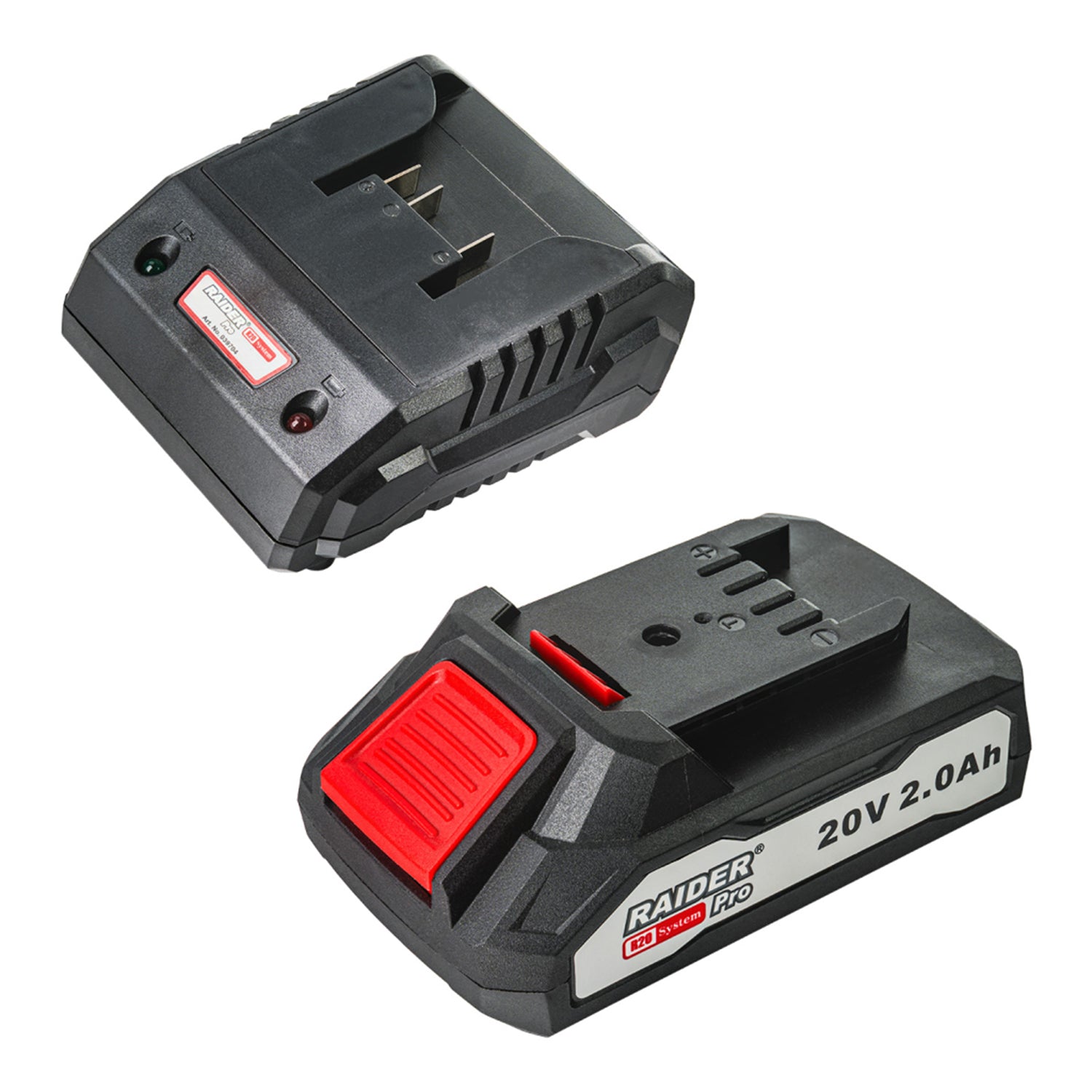 Set incarcator si acumulator 20V 2ah RAIDER PRO