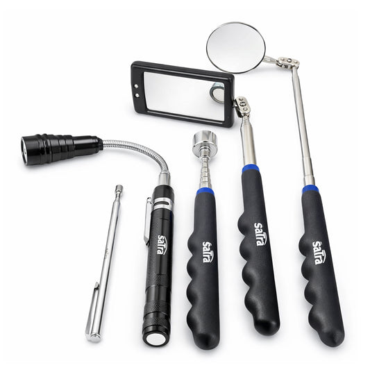 Set inspectie si recuperare 5 piese - magnet, oglinda, lanterna LED