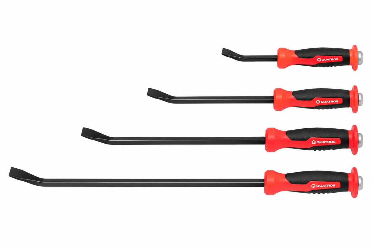 Set leviere cu maner cauciucat 4 piese