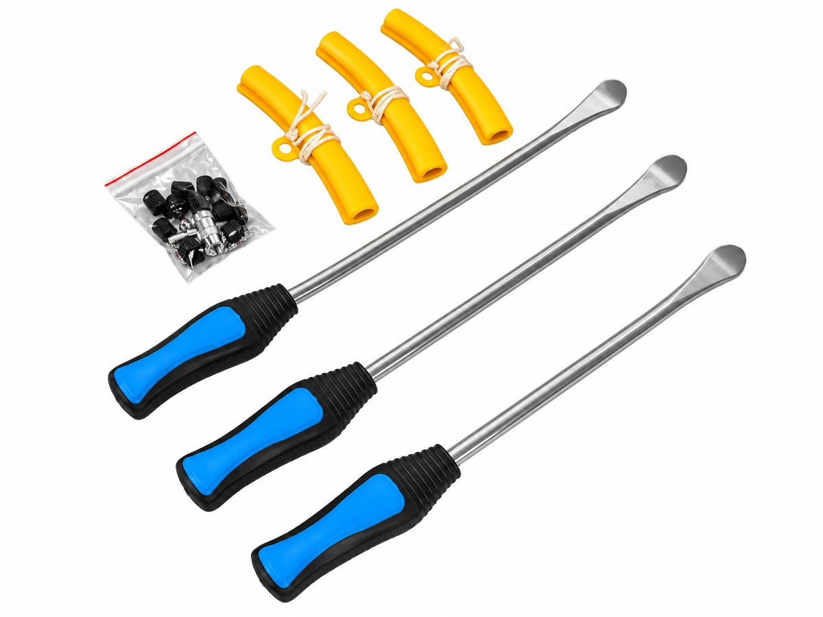 Set leviere cu maner pentru anvelope cu protectie pentru jante 22 piese GEBO TOOLS