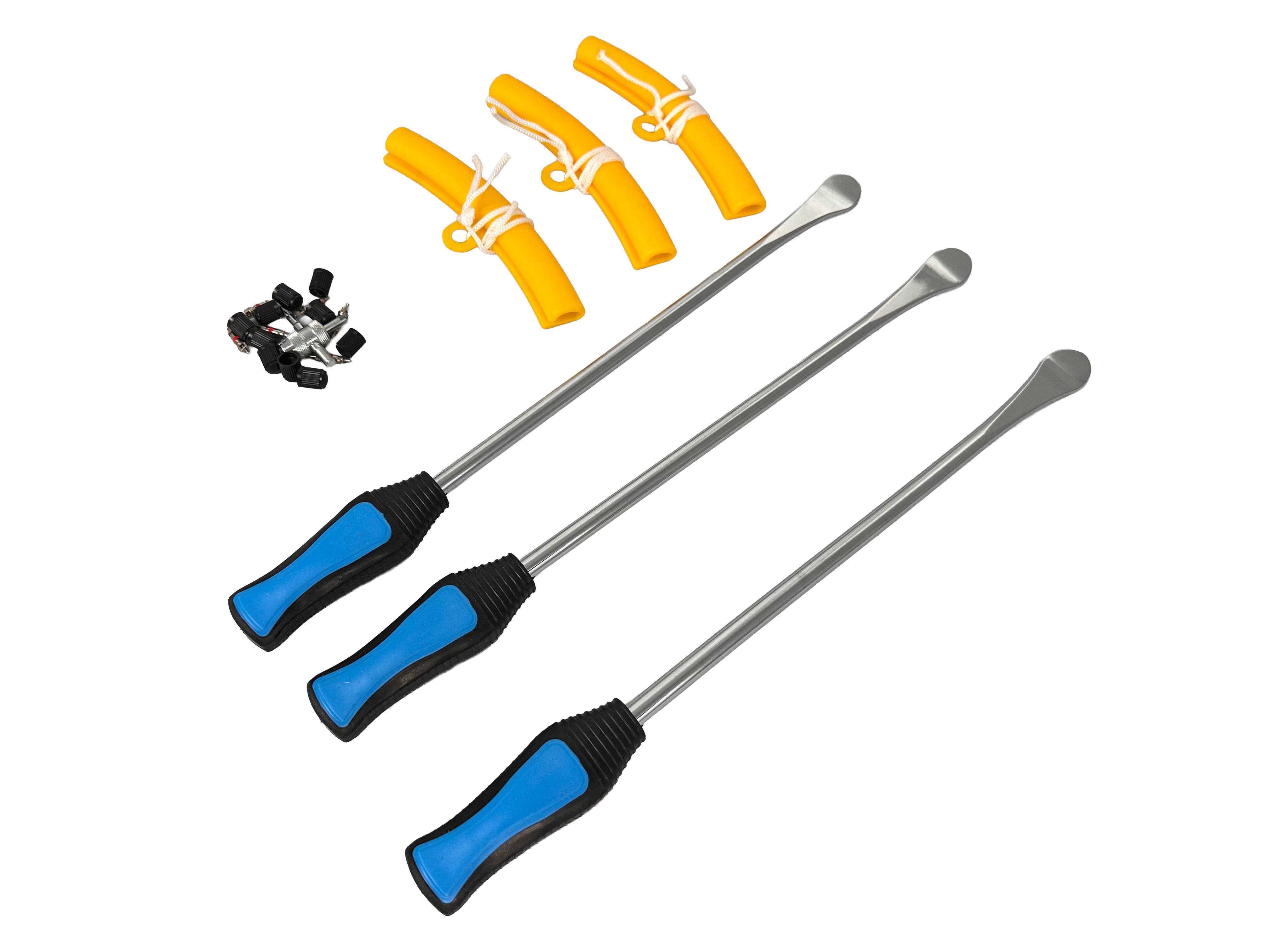 Set leviere cu maner pentru anvelope cu protectie pentru jante 22 piese GEBO TOOLS