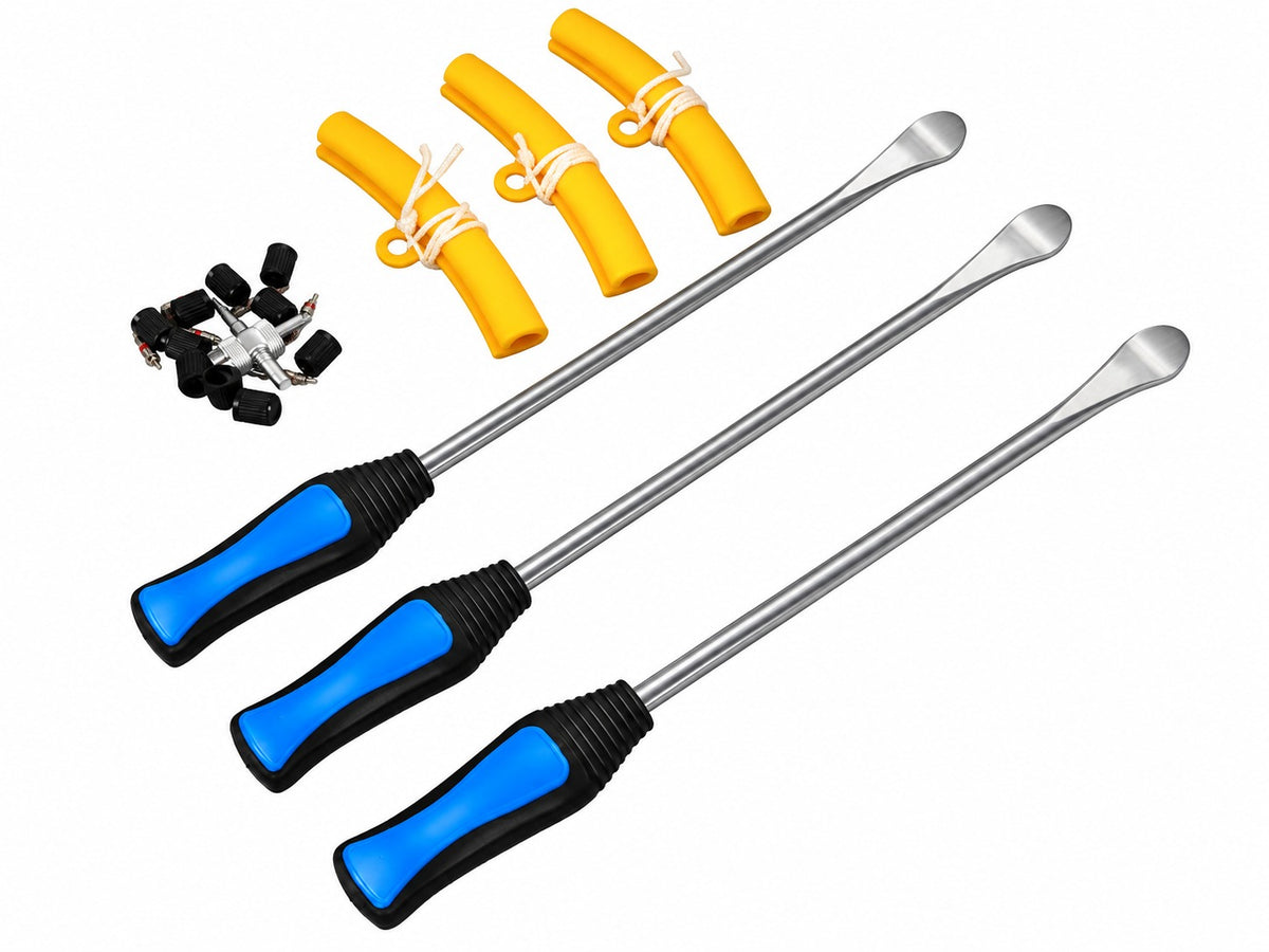 Set leviere cu maner pentru anvelope cu protectie pentru jante 22 piese GEBO TOOLS