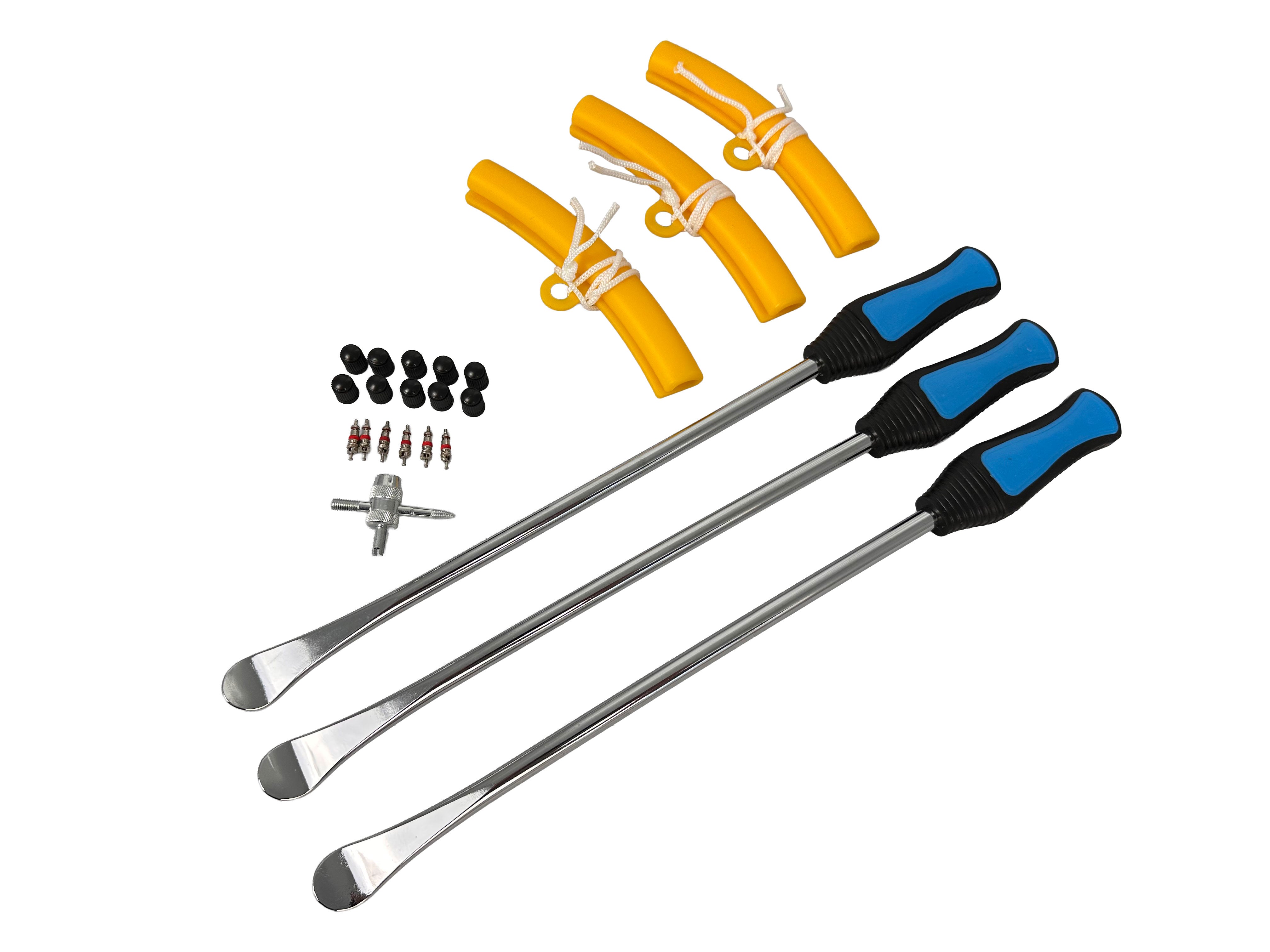Set leviere cu maner pentru anvelope cu protectie pentru jante 22 piese GEBO TOOLS
