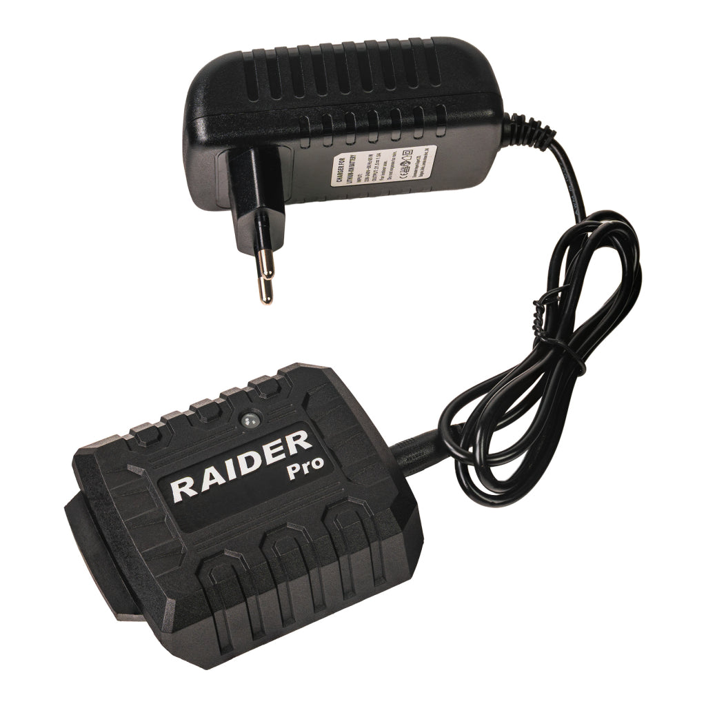 Set masina de gaurit si insurubat 50NM, pistol cheie cu impact 1/2 320NM, polizor flex unghiular 125mm cu acumulator 2 x 2ah RAIDER PRO