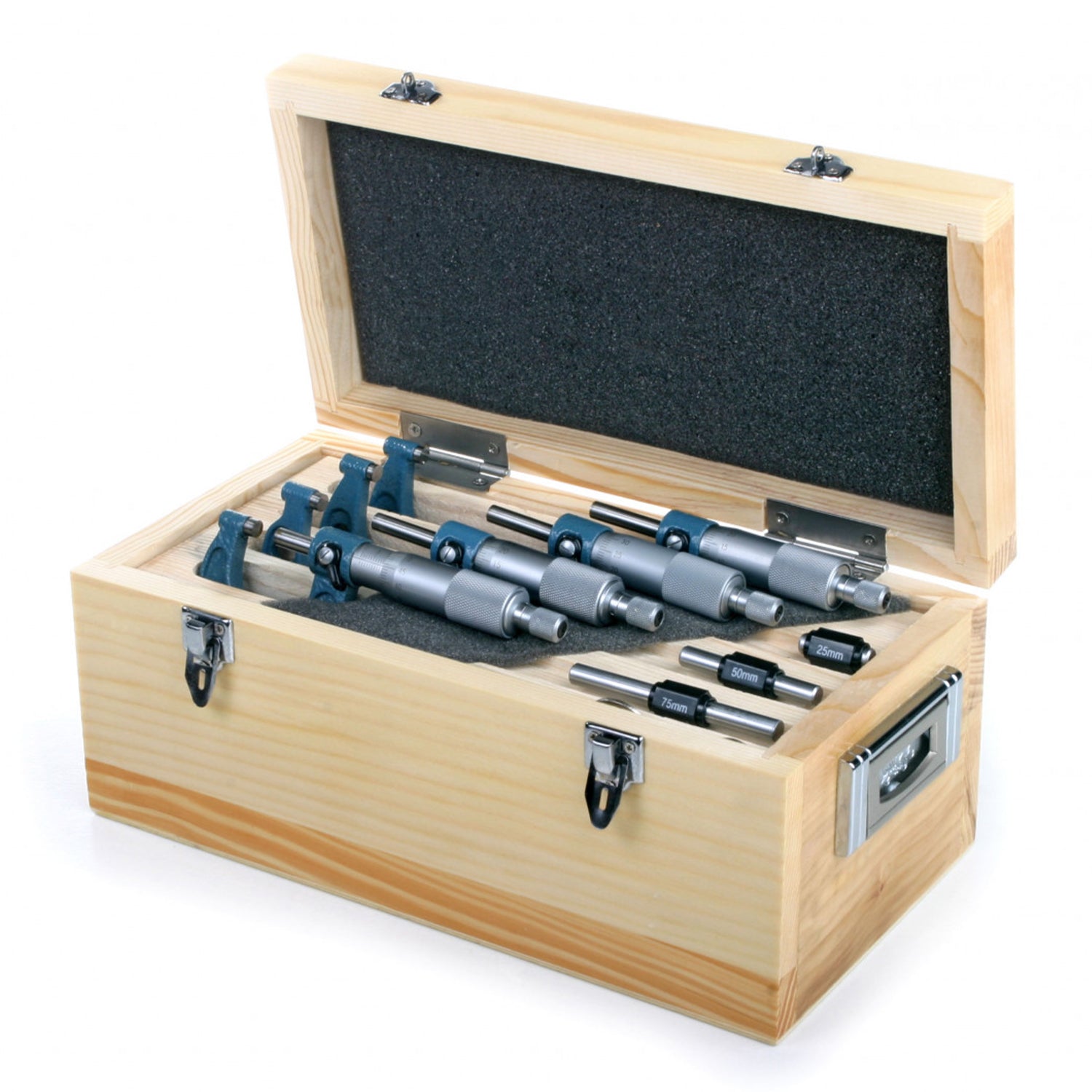 Set micrometre mecanice 6 piese HBM 0-150mm