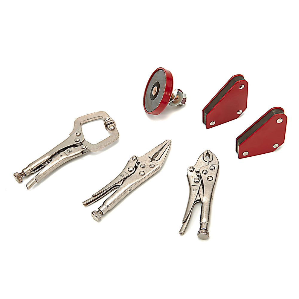 Set mini clesti si vincluri magnetice sudura 6 piese, premium, HBM MACHINES OLANDA