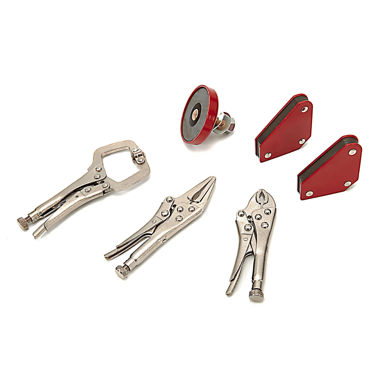 Set mini clesti si vincluri magnetice sudura 6 piese, premium, HBM MACHINES OLANDA