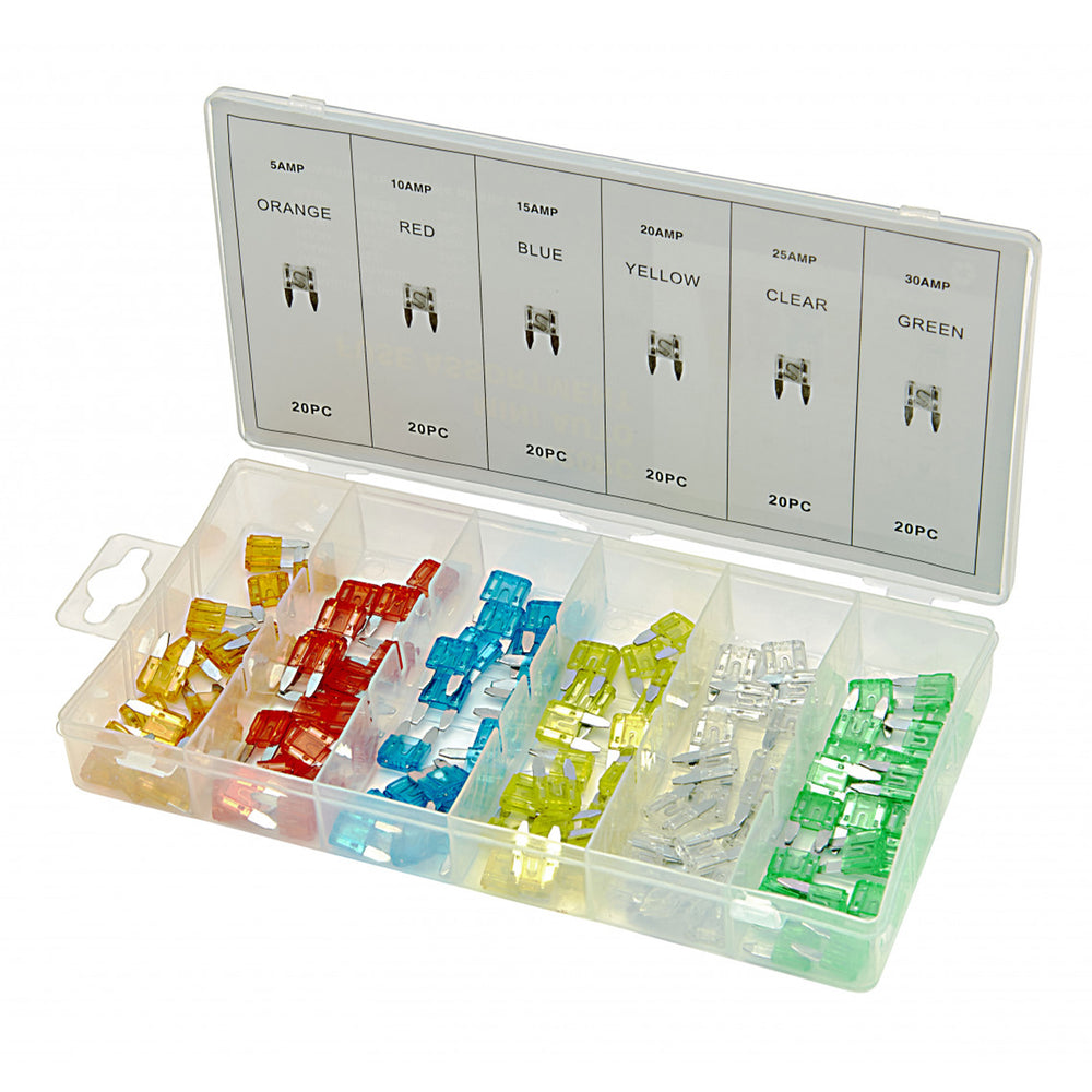 Set mini sigurante auto 5-30 amp 120 buc