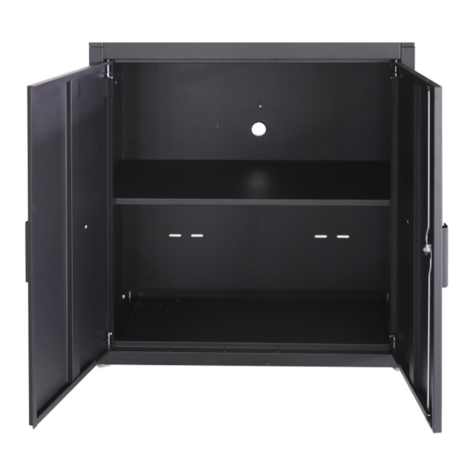 Set mobilier modular metalic premium pentru atelier 8 piese negru mat