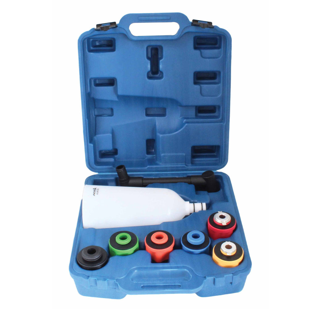 Set palnie cu 8 adaptoare speciale pentru schimb de ulei